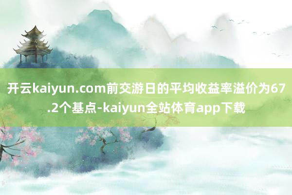 开云kaiyun.com前交游日的平均收益率溢价为67.2个基点-kaiyun全站体育app下载